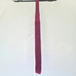 Tom ford pink/black knit tie